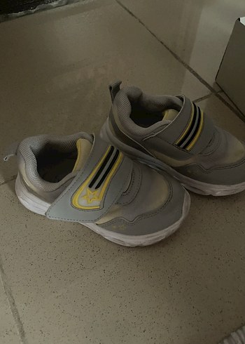 Vicco Çocuk Gri Cırt Cırtlı Spor Ayakkabı