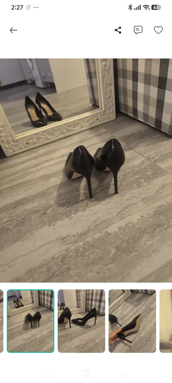 ZARA topuklu ayakkabı, stiletto — görsel 3/7