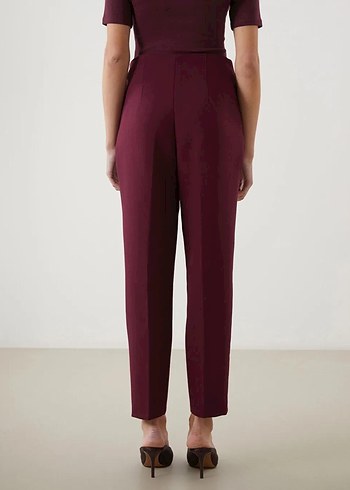 LC Waikiki LCW Vision Bordo Havuç Kesim Kadın Pantolon