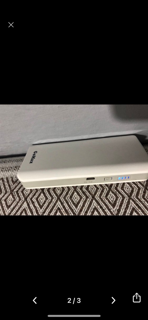 Beyaz Taşınabilir Power Bank Şarj Cihazı - Görsel 2