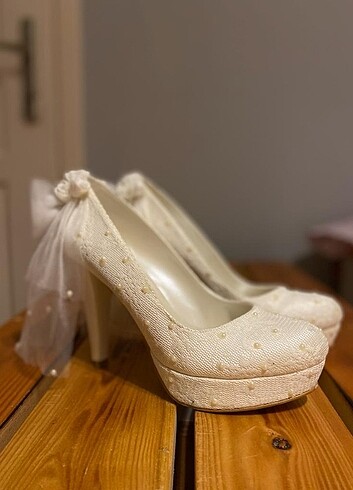 38 Beden beyaz Renk Gelin/Nikah Ayakkabısı