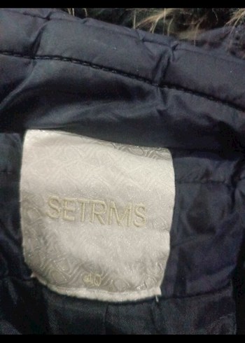 Kürk Detaylı Lacivert Uzun Kadın Kışlık Mont - Görsel 3