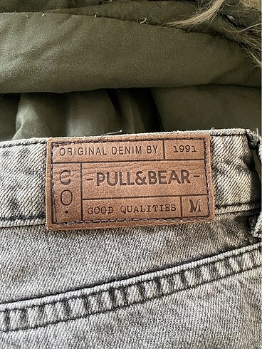 34 Beden gri Renk Pull&bear vintage jean