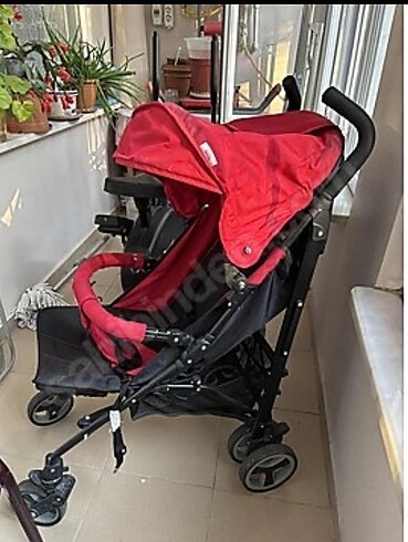 Sunny marka baston bebek arabası tam yatışlı