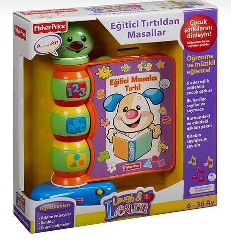 Fisher price eğitici masalcı tırtıl kitap