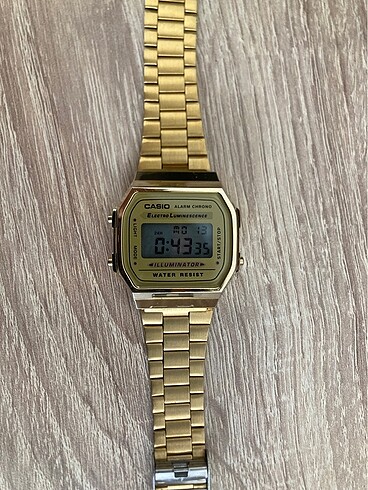  Beden altın Renk Casio unisex saat