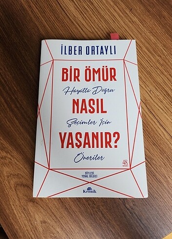 Bir Ömür Nasıl Yaşanır İlber Ortaylı 