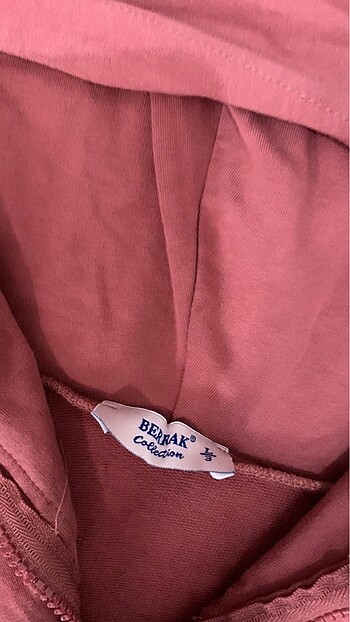 l Beden gül kurusu sweatshirt