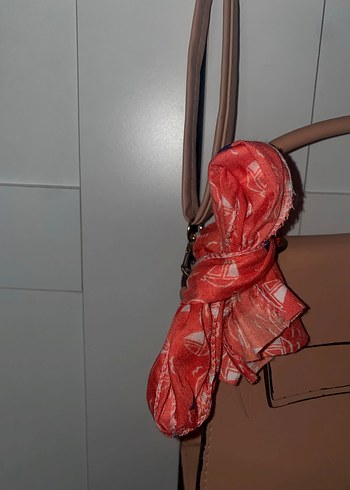 Zara Pembe Deri Kadın Çanta