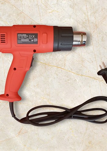 Kırmızı ATTLAS Sıcak Hava Tabancası - Görsel 2