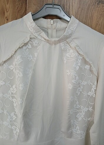 American Vintage beyaz vintage elbise