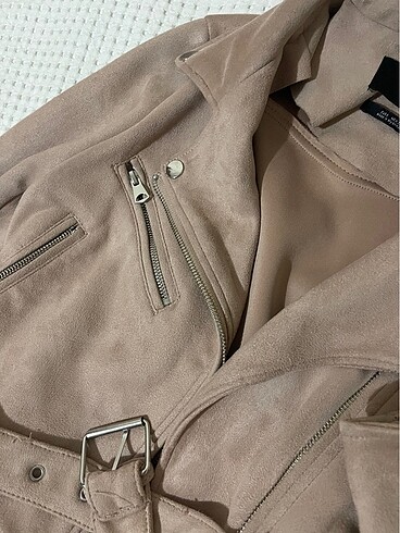 s Beden Pull and bear pembe ceket