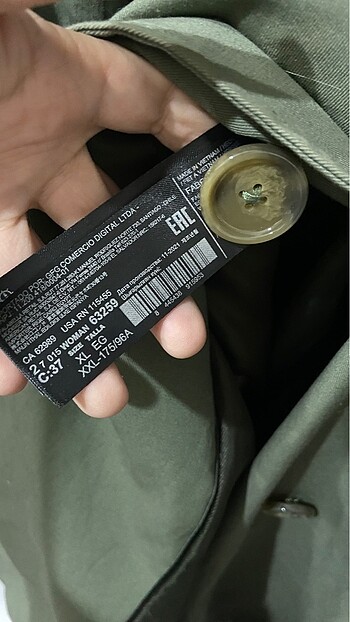 xl Beden haki Renk Mango Trenchcoat