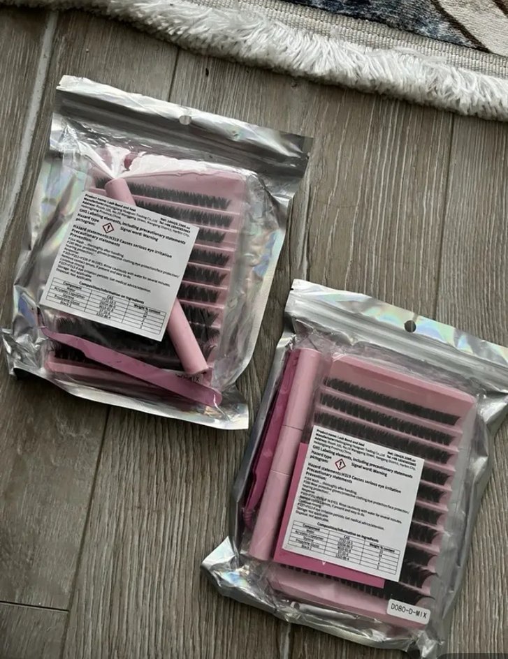 Pembe Kutuda Takma Kirpik Seti - Görsel 3