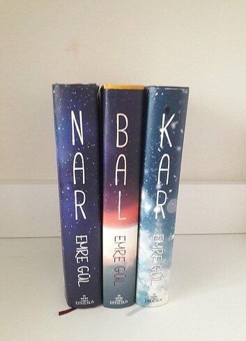 EMRE GÜL NAR,BAL,KAR SERİSİ CİLTLİ 