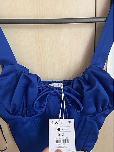 Bershka saten korse - Görsel 4