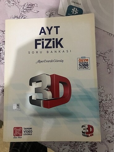 3D YAYİNLARİ AYT FİZİK TEST
