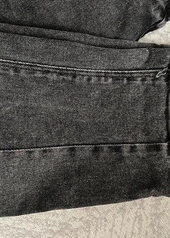 Gri Denim Hamile Pantolonu Bol Kesim - Görsel 2