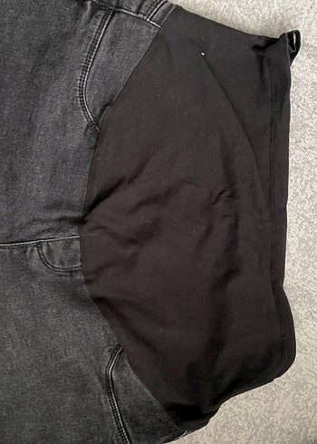 Gri Denim Hamile Pantolonu Bol Kesim - Görsel 3