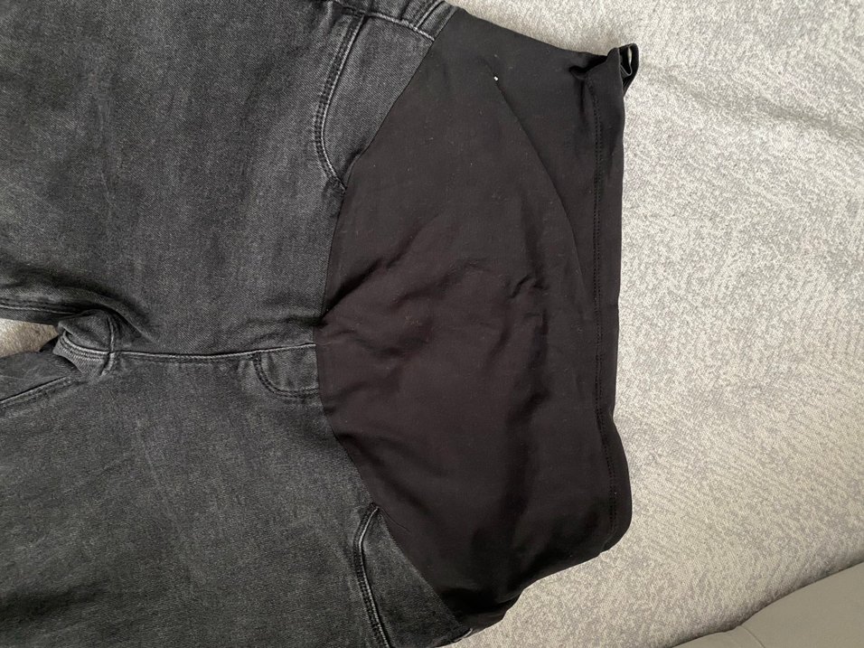 Gri Denim Hamile Pantolonu Bol Kesim - Görsel 3