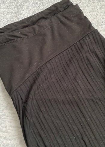 Pilili Siyah Hamile Pantolonu - Görsel 2