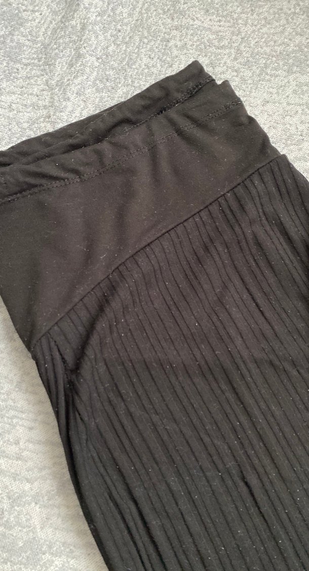 Pilili Siyah Hamile Pantolonu - Görsel 2