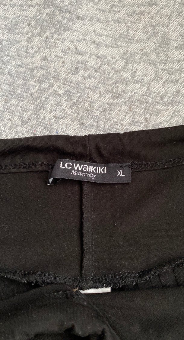 Pilili Siyah Hamile Pantolonu - Görsel 4