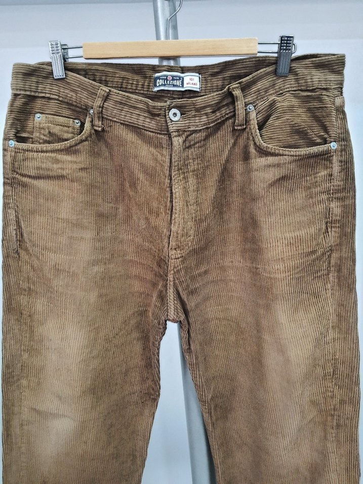 Kahverengi Kadife Erkek Pantolon - Görsel 2