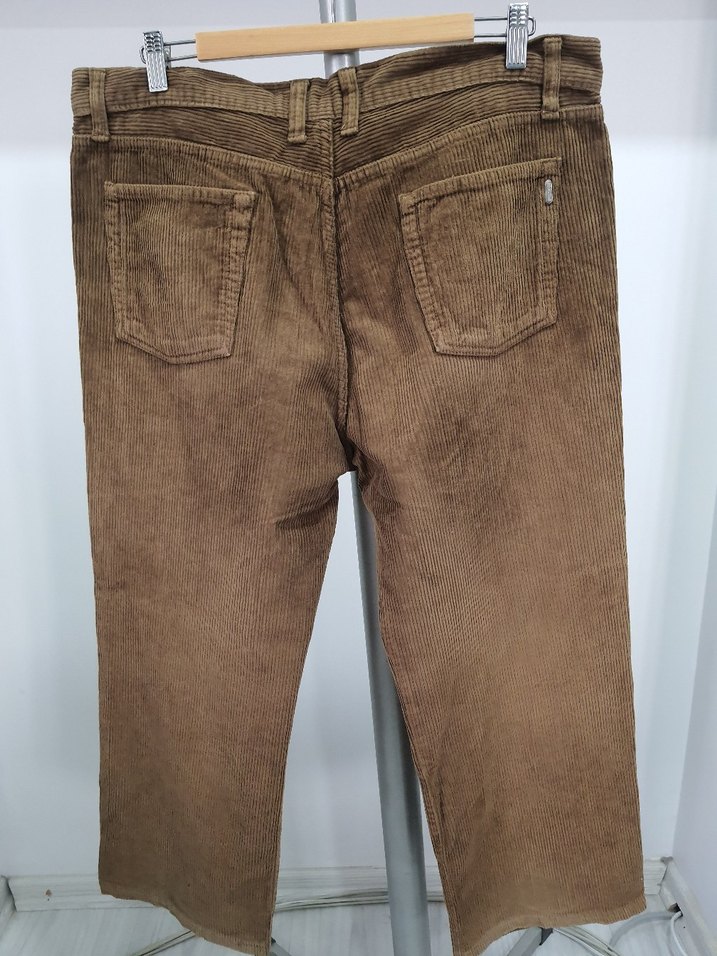 Kahverengi Kadife Erkek Pantolon - Görsel 3