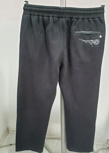 Erkek Siyah Fermuarlı Rahat Outdoor Eşofman Alt 3XL - Görsel 3