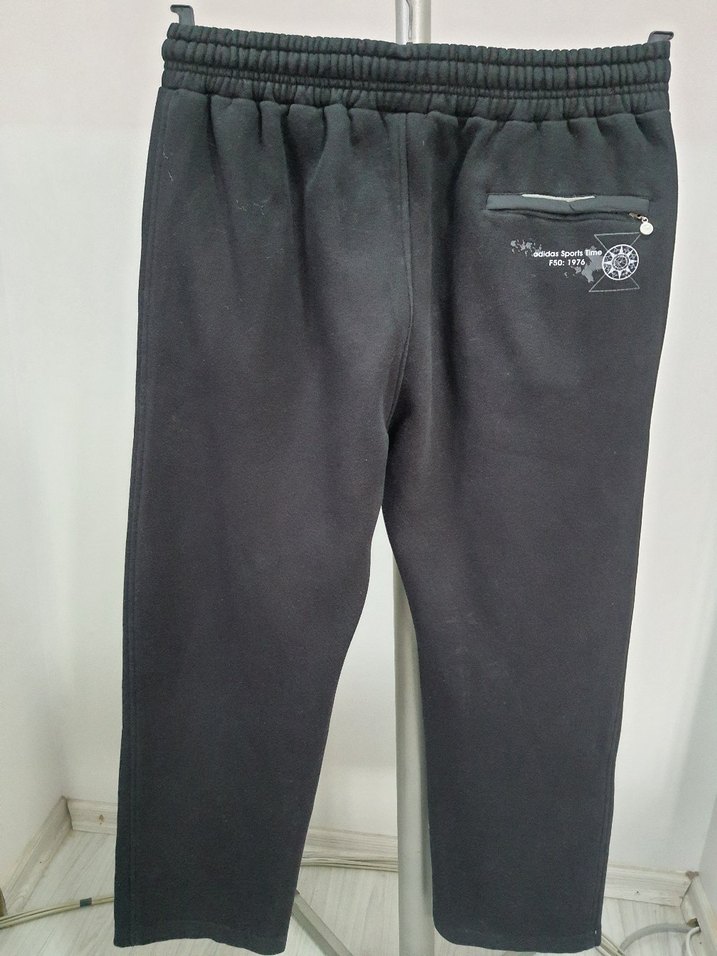 Erkek Siyah Fermuarlı Rahat Outdoor Eşofman Alt 3XL - Görsel 3