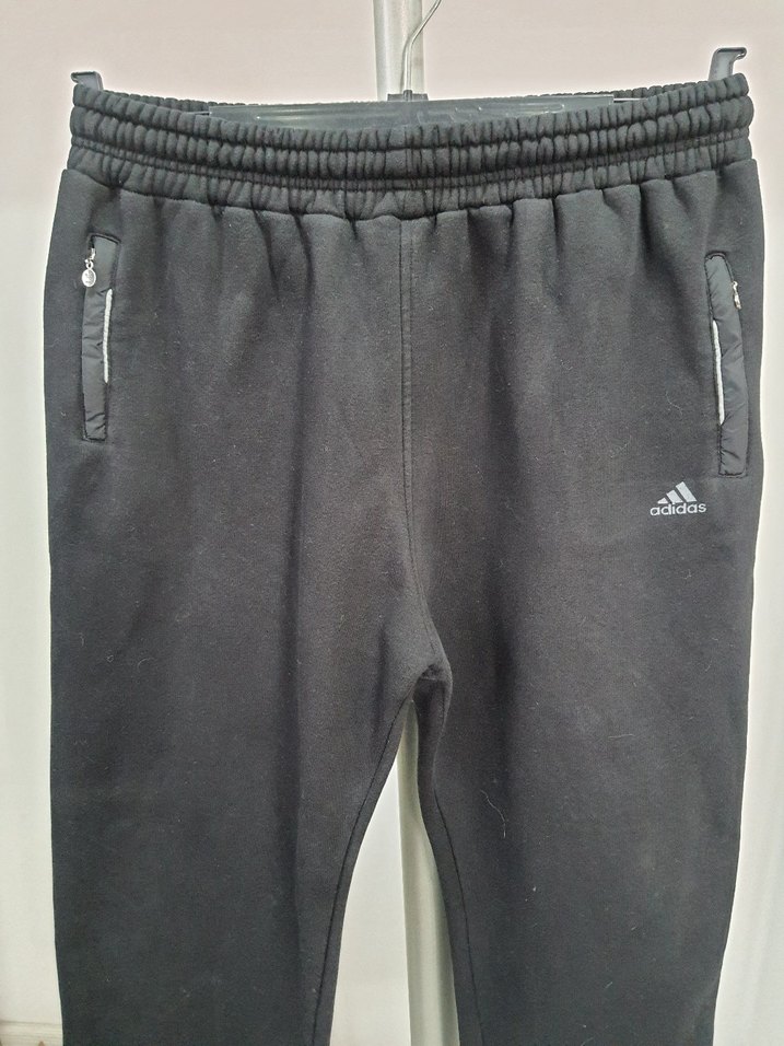 Erkek Siyah Fermuarlı Rahat Outdoor Eşofman Alt 3XL - Görsel 2