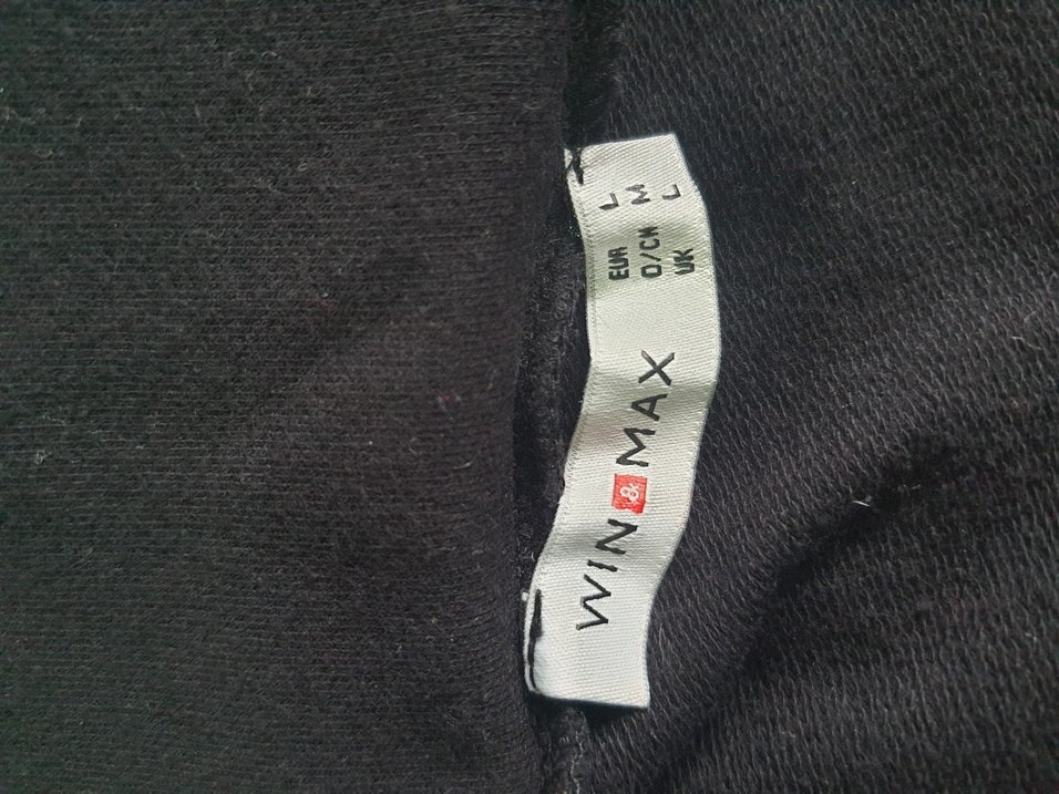 Düğmeli Yüksek Yakalı Siyah Hamile Panço - Görsel 5