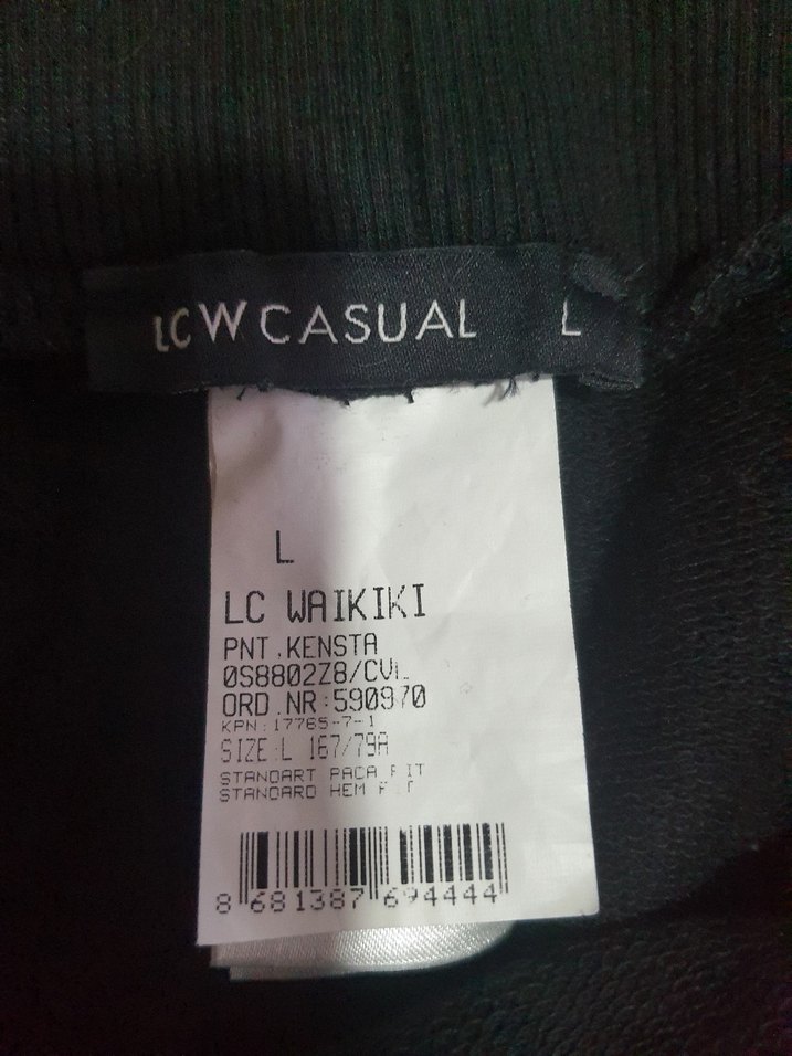 Belli Bağcıklı Siyah Kadın Eşofman Altı - Görsel 4