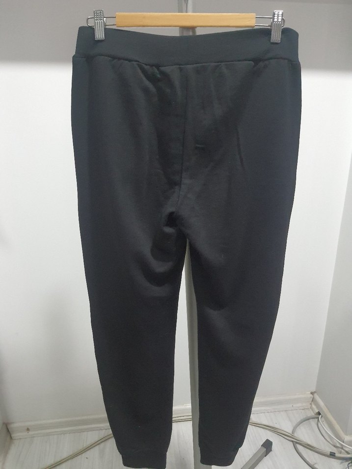 Belli Bağcıklı Siyah Kadın Eşofman Altı - Görsel 3