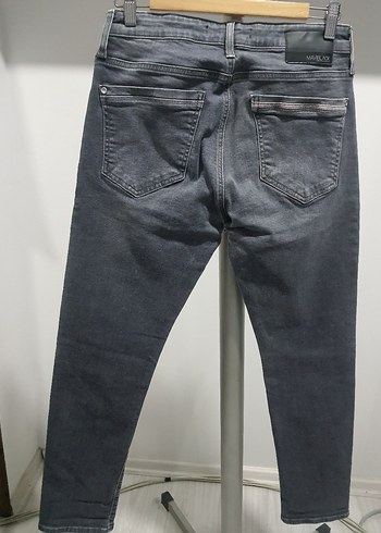 Gri Regular Fit Erkek Kot Pantolon - Görsel 3