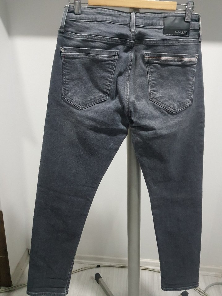 Gri Regular Fit Erkek Kot Pantolon - Görsel 3