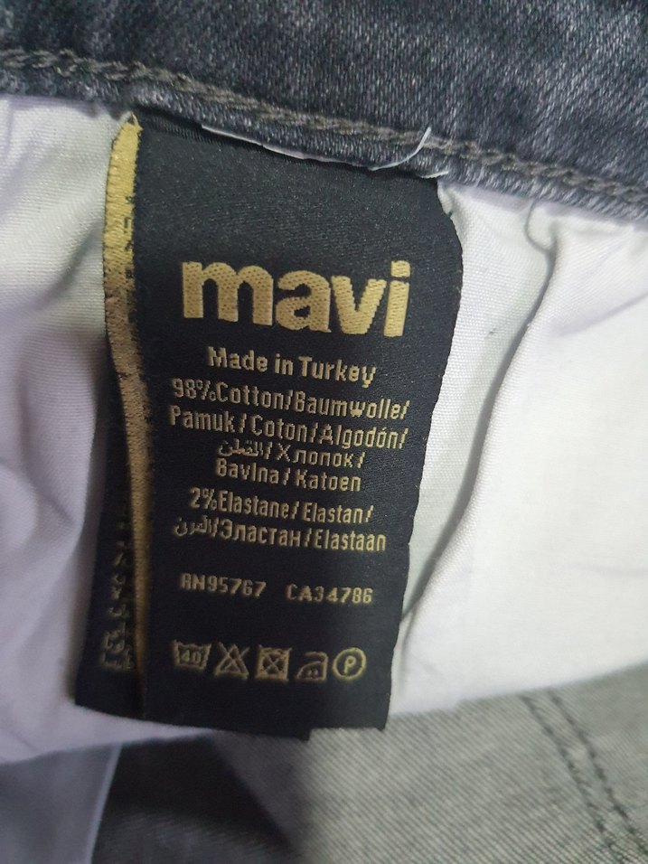 Gri Regular Fit Erkek Kot Pantolon - Görsel 4