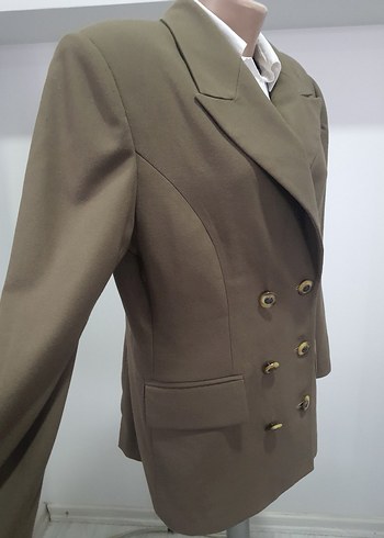 Seksenler Vintage Kruvaze Ceket - Görsel 2