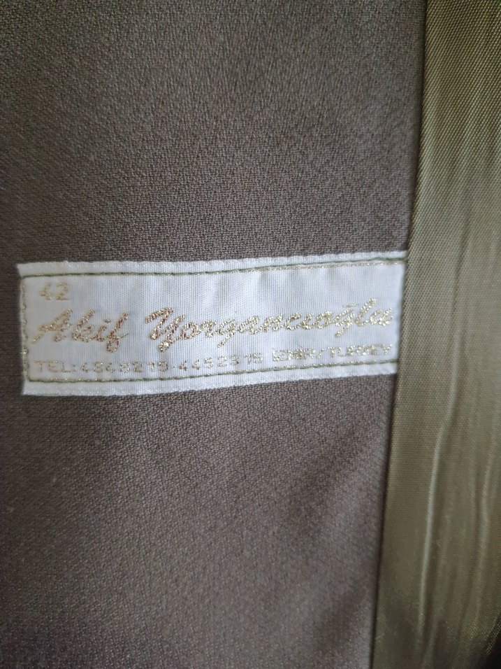 Seksenler Vintage Kruvaze Ceket - Görsel 4