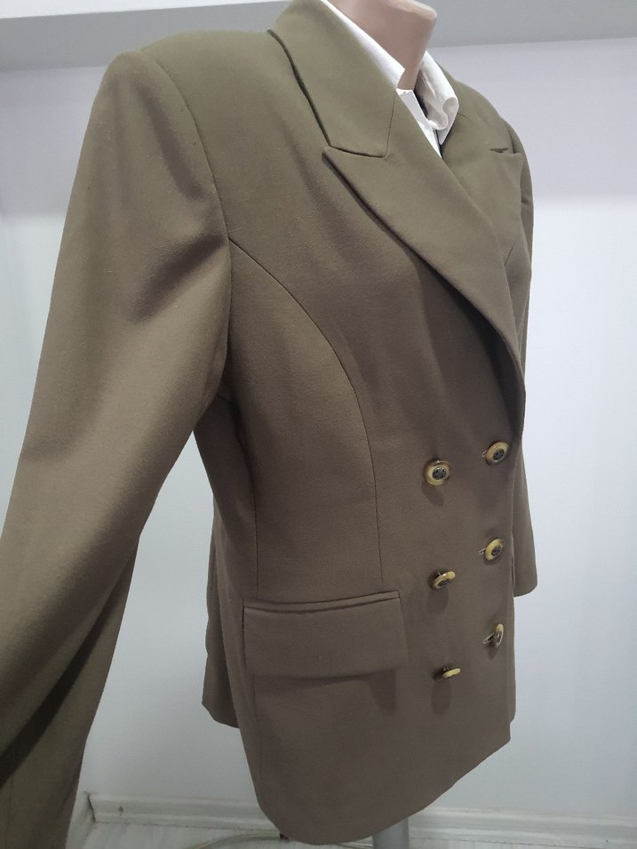 Seksenler Vintage Kruvaze Ceket - Görsel 2