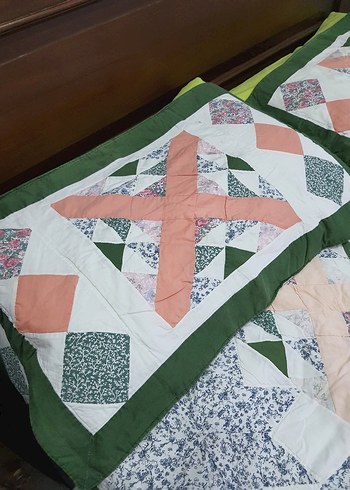  Beden çeşitli Renk PATCHWORK YATAK ÖRTÜSÜ TAKIM