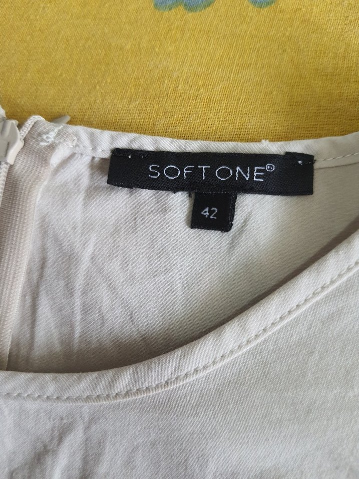 SOFTONE BEJ ÇAN ELBİSE - Görsel 4