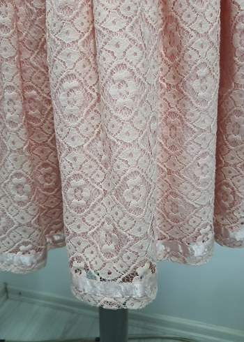 6 Yaş Beden 6 YAŞ PEMBE ABİYE ELBİSE