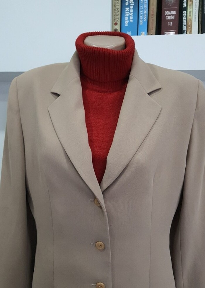 BEJ BLAZER - Görsel 2