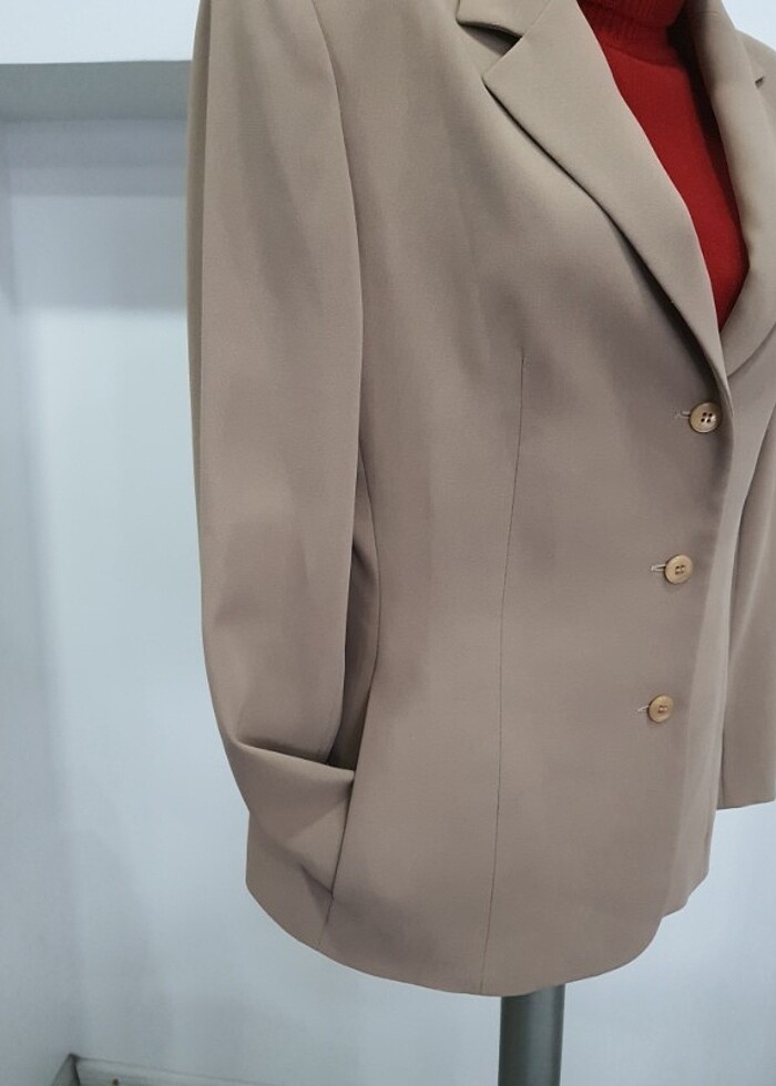 BEJ BLAZER - Görsel 3