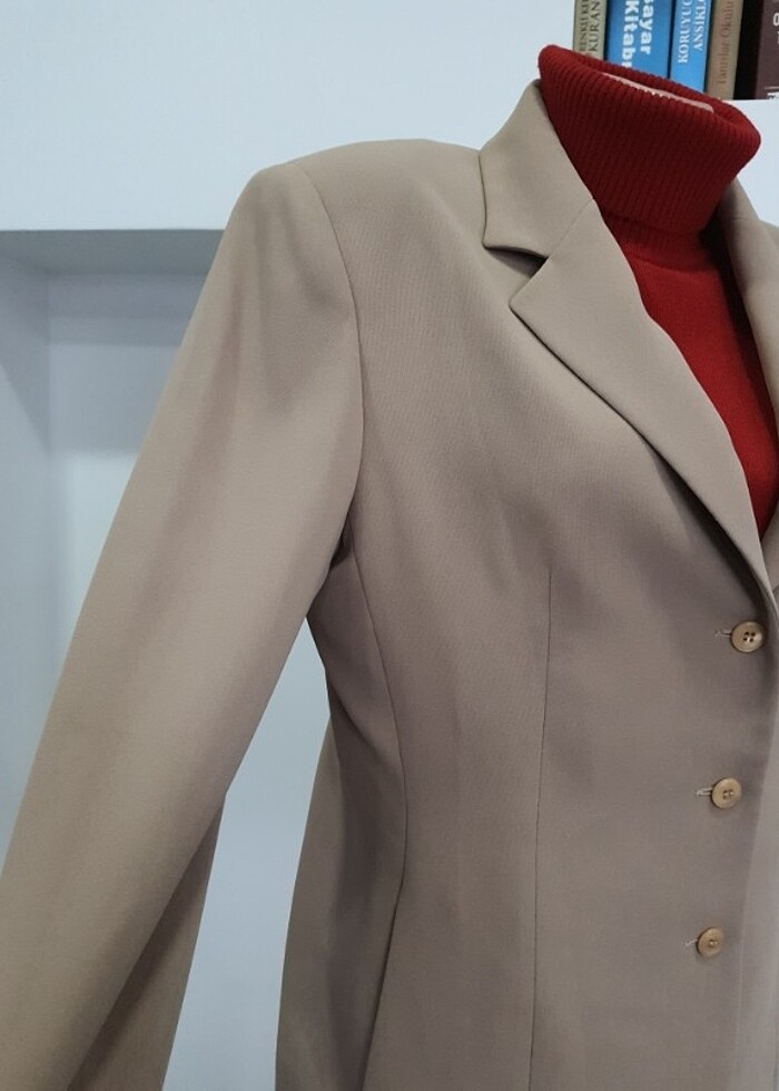 BEJ BLAZER - Görsel 4