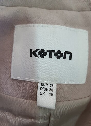 38 Beden ten rengi Renk BEJ BLAZER CEKET