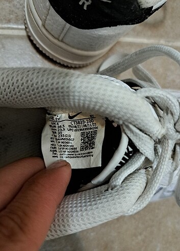 36,5 Beden beyaz Renk Nike Air Force spor ayakkabı
