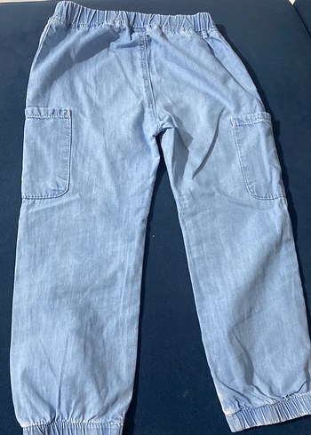 24-36 Ay Beden Mavi Denim Rahat Kesim Pantolon